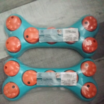 Pet-IQ Dog Treat Puzzles 2 Pack Interactive Toys Hide & Seek Snack FREE SHIPPING