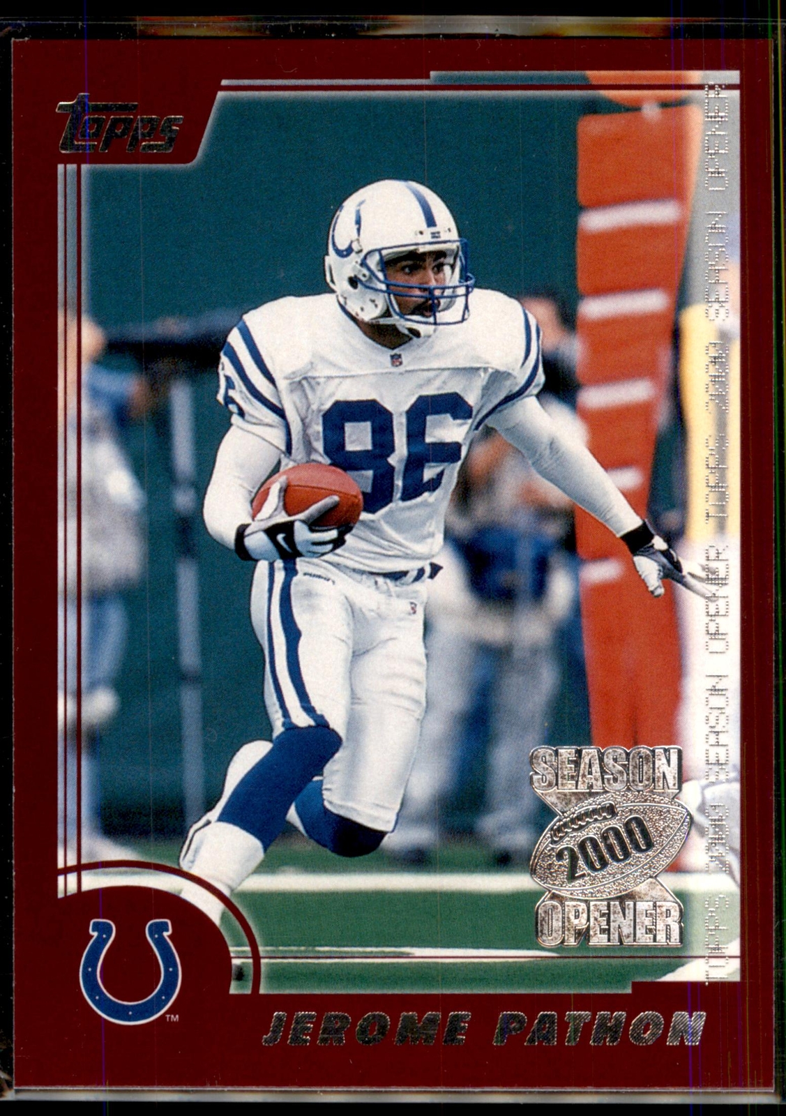Jerome Pathon #171 2000 Topps Season Opener