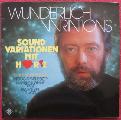 Klaus Wunderlich / Wunderlich Variations / Sound Variationen mit Hertz LP Vinyl