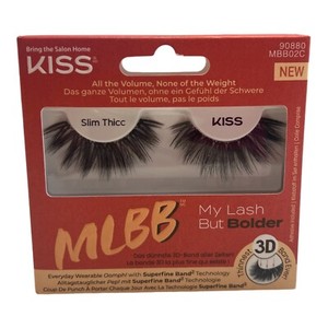 KISS MLBB My Lash But Bolder - Künstliche Wimpern mit Kleber - 90880 Slim Thicc
