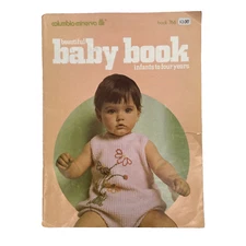 Columbia Minerva 766 BABY BOOK Knit Crochet Patterns Infant to 4 Yrs 1967 VTG