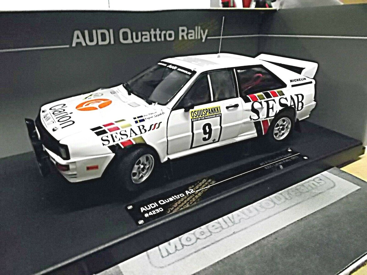 Modèle Réduit Audi - Quattro A2 N 1 Winner Rally 1000 Lakes 1983 Hannu Mikkola Arne Hertz