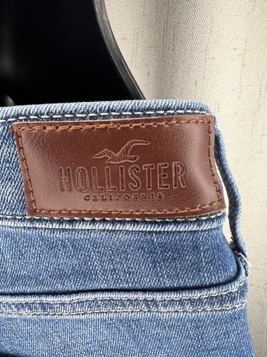 Jeans donna Hollister curvy vita alta super skinny morbidi elasticizzati taglia 1 S W24 L27 - Foto 3 di 6