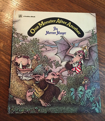 Vintage 1974 One Monster After Another by Mercer Mayer - First Edition VGC *