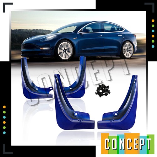 For 20172022 Tesla Model 3 Mud Flaps Splash Guards Fender Mudguard