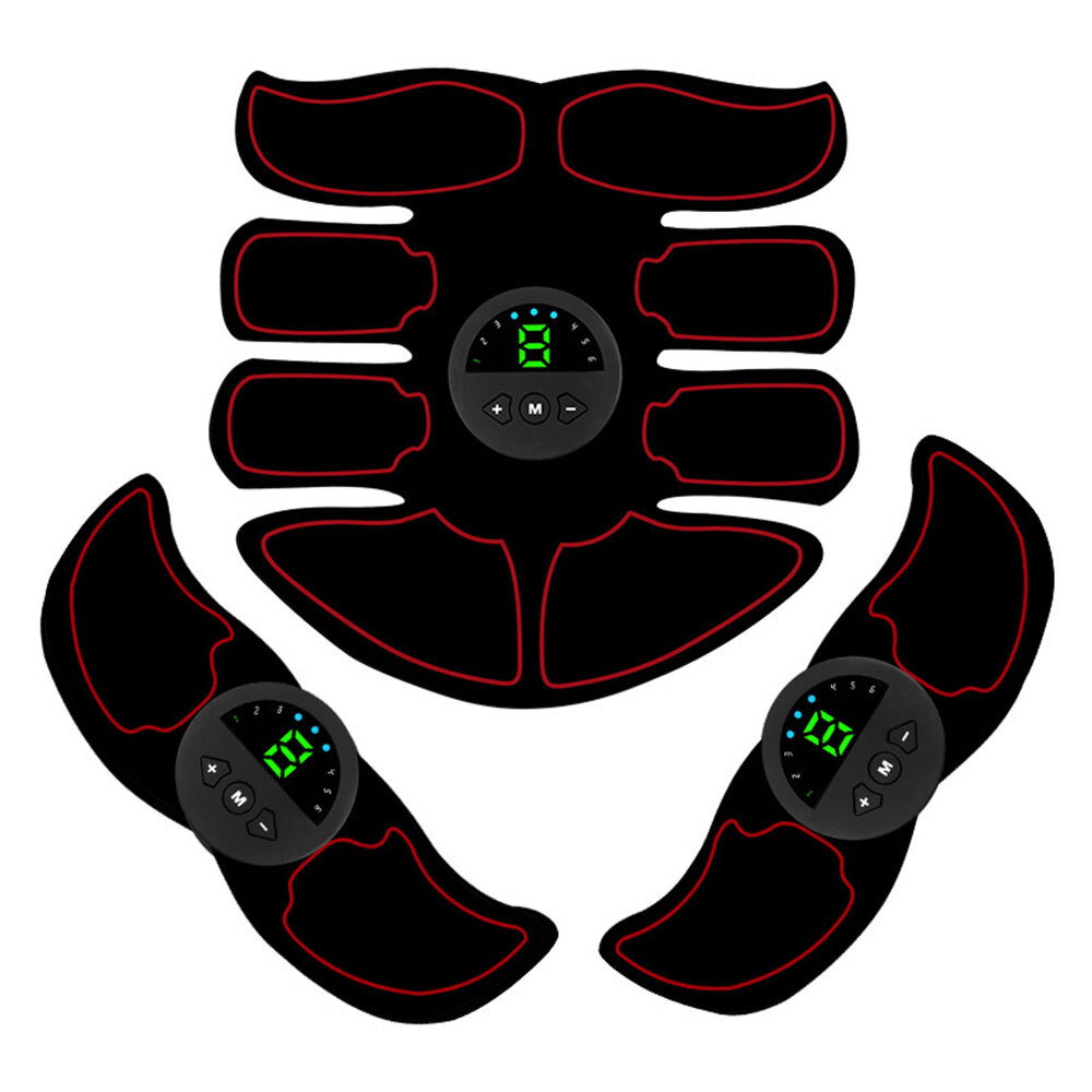 Máquina tónica muscular eléctrica cinturón tonificador abdominal ABS entrenador físico corporal