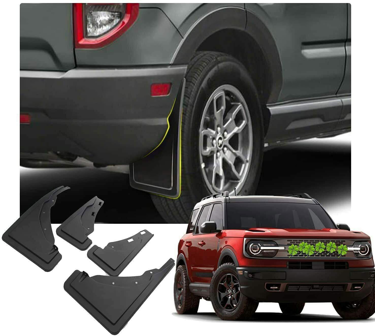 Mud flaps Mudguards Fenders Splash Guards Fits for 2021 2022 Bronco Sport CX430-image