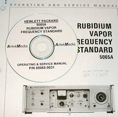 HP 5065A Rubidium Frequency Standard Service & Operating Manual