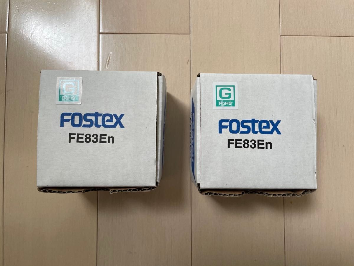 FOSTEX FE83En full range speaker unit pair 8cm 8Ω rare Very