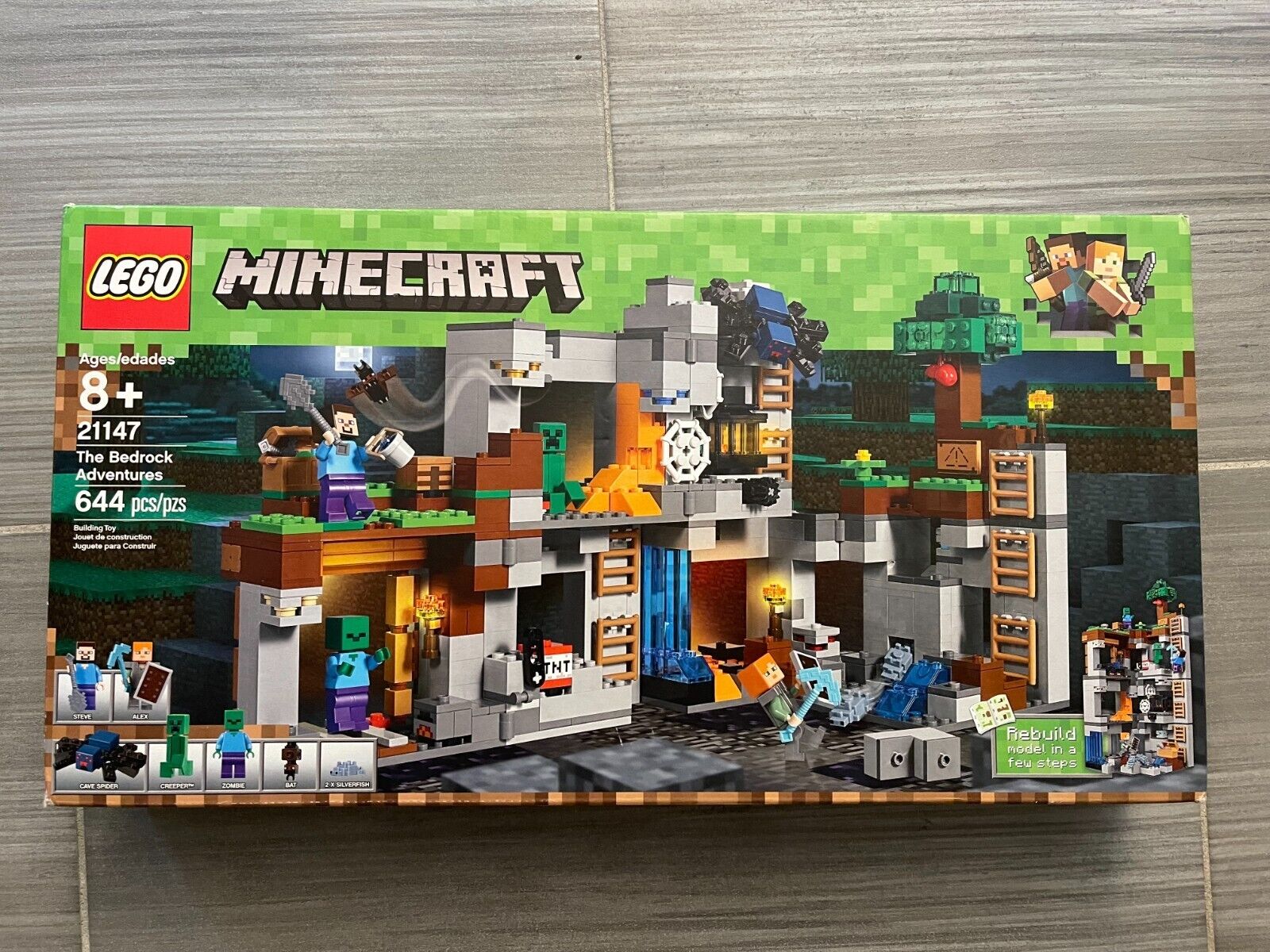 Lego Minecraft Brand New Unopened: The Bedrock Adventures. 644 Pieces. | eBay