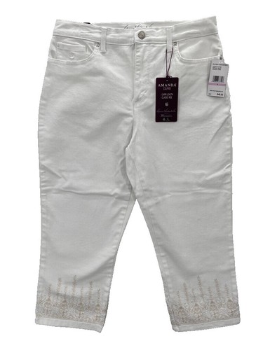 Gloria Vanderbilt Jordyn Capris – Femme Taille 10 – NEUF Avec étiquette