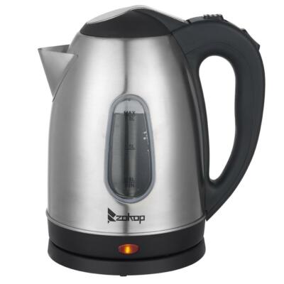 Double Wall Stainless Steel Electric Water Kettles Tea Coffee Pot 1500W  1.8L US | eBay