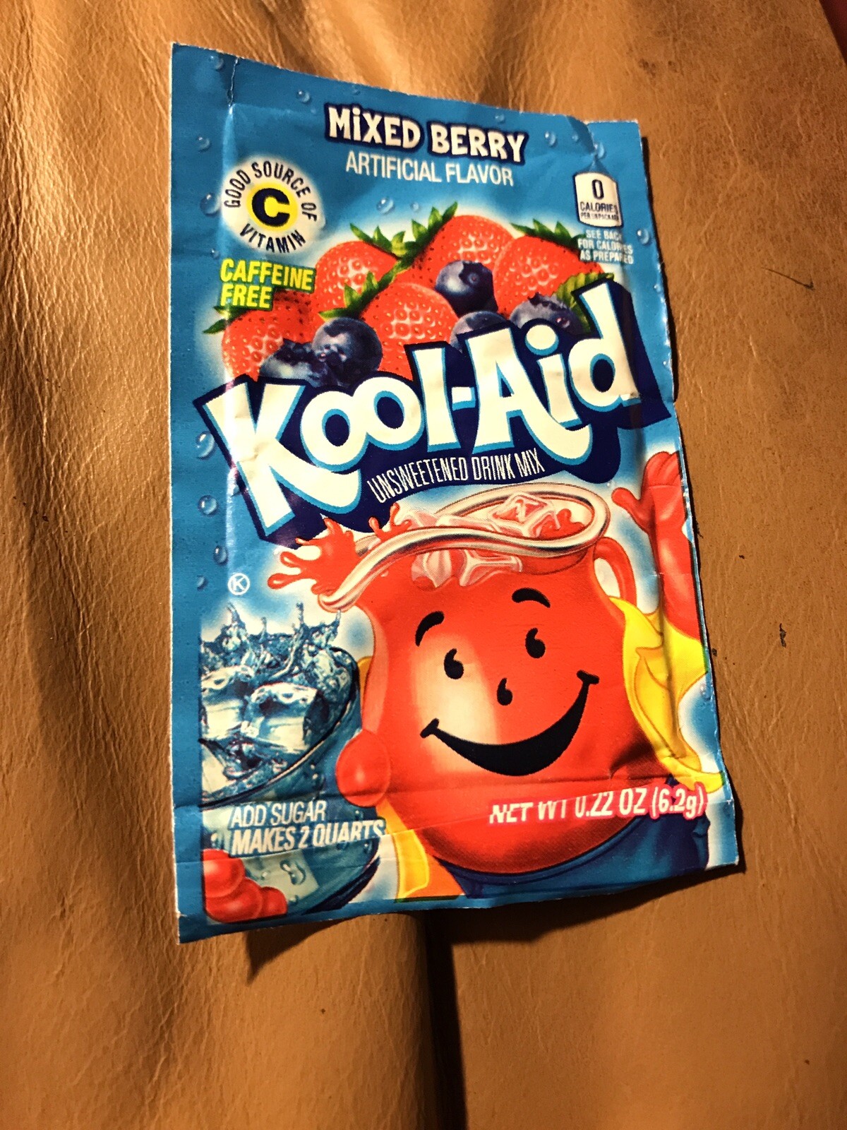 Kool Aid Mixed Berry Flavored Unsweetened Caffeine Free Powdered Drink