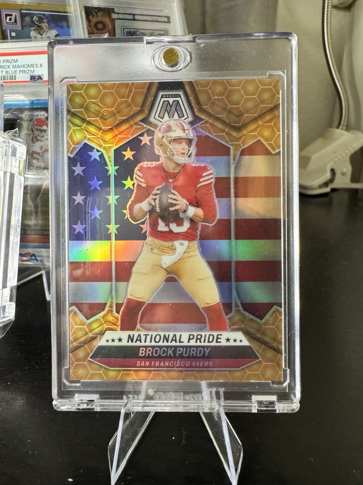 2023 Panini Mosaic Honeycomb Prizm #211 Brock Purdy