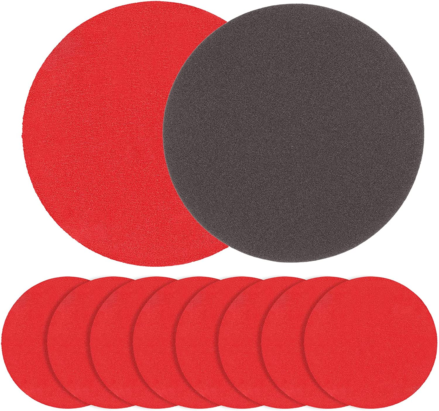 8-Piece Bowling Ball Sanding Pads Set for Ball Maintenance