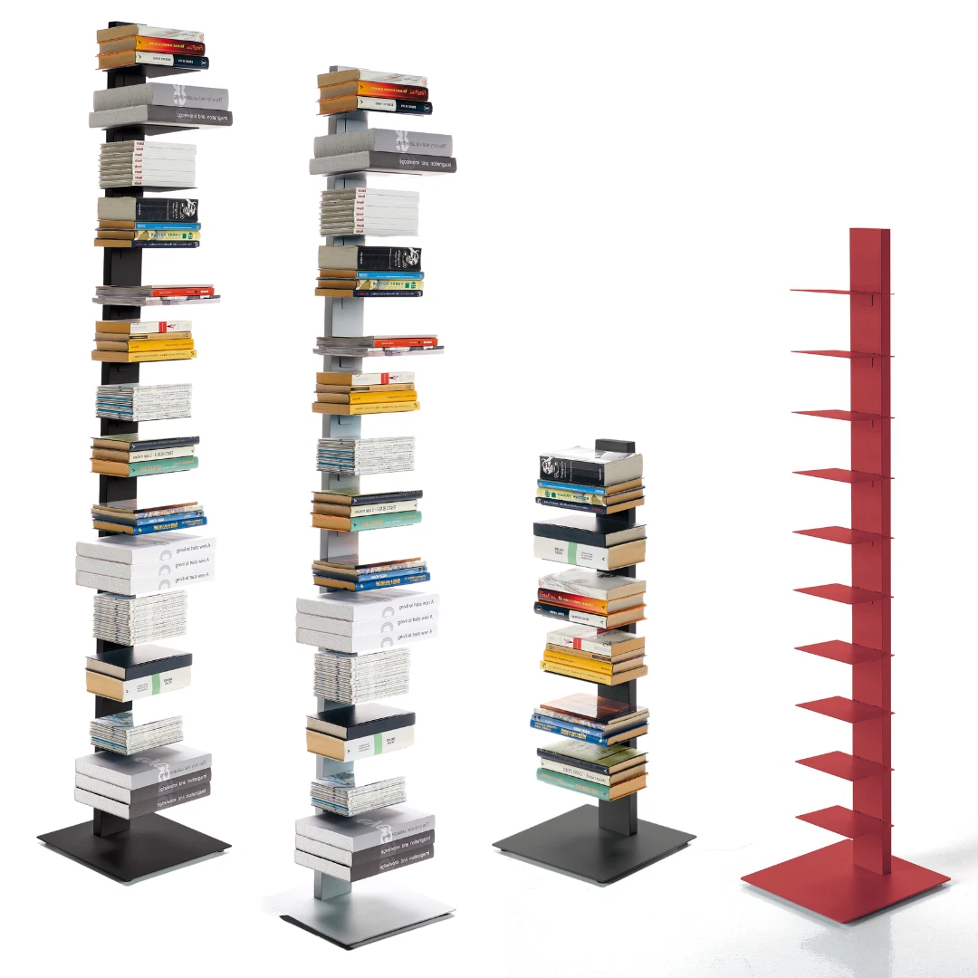 Libreria A 6 Ripiani Con Luci LED Smart, Multicolore, Telecomando E App, Struttura In Acciaio, Nero, BCBC611BK