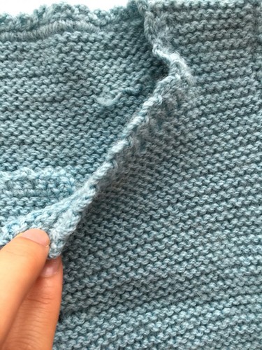 Girl kids Baby handmade blue super cute knit knitwear sweater Cardigan jumper - Picture 5 of 8