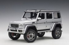 1/18 Mercedes Benz G500 4X4 2 Silver Composite Model Car By Autoart 76318