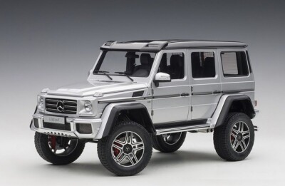 1/18 Mercedes Benz G500 4X4 2 Silver Composite Model Car By
