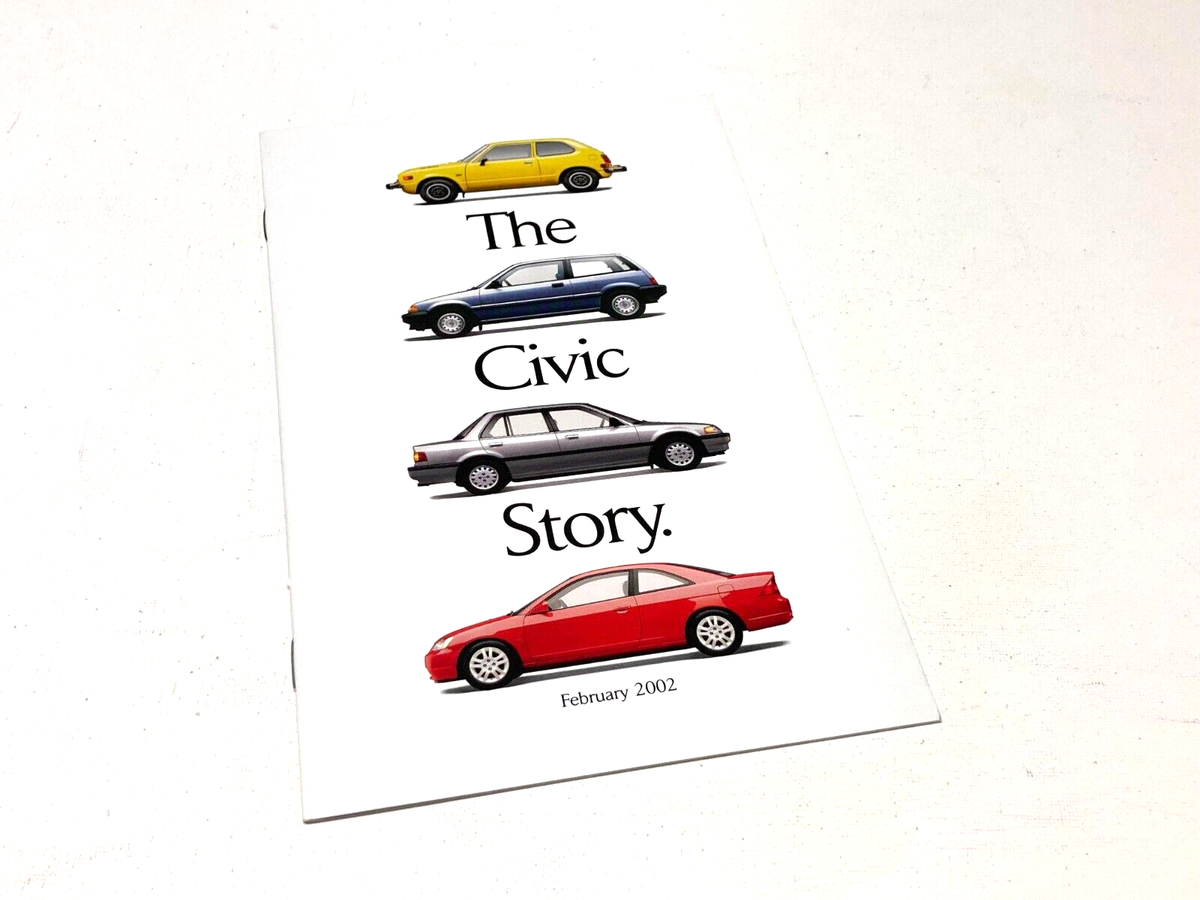 HONDA CIVIC パンフレット 1972-2002 Honda The Civic Story Brochure | eBay