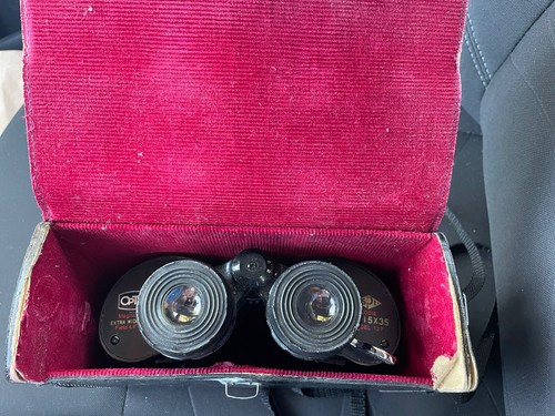 Vintage Binoculars: Optex SPI Magna UV 7X - 15x35, model 127 With Case - Picture 8 of 10