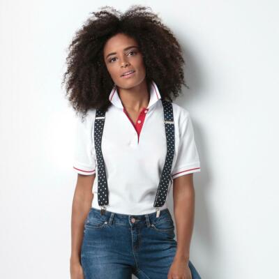 POLO KURZARM DAMEN KUSTOM KIT MILLION POLO TOP QUALITÄT KK706 FASHION STYLE