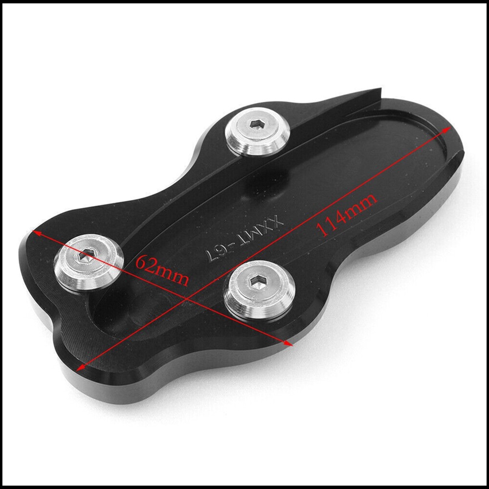 Kickstand Side stand Extension Pad Motorcycle Fits For KAWASAKI Vulcan