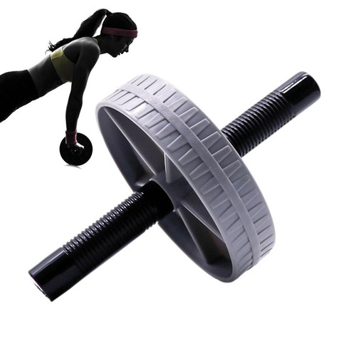 Single Ab Roller Wheel HolaHatha Exercise Fitness Abdominal Core Toner Workout