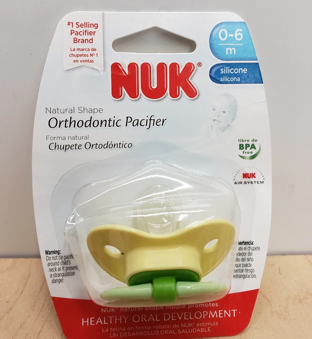  NUK Chupetes de ortodoncia, 0-6 meses