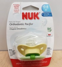 4-pack NUK Pacifier Baby Orthodontic 0-6 months Good For Newborns