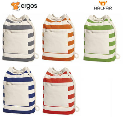 HALFAR BEACH Backpack Summer Sea Bag Rope Shoulder with Pocket H1813348