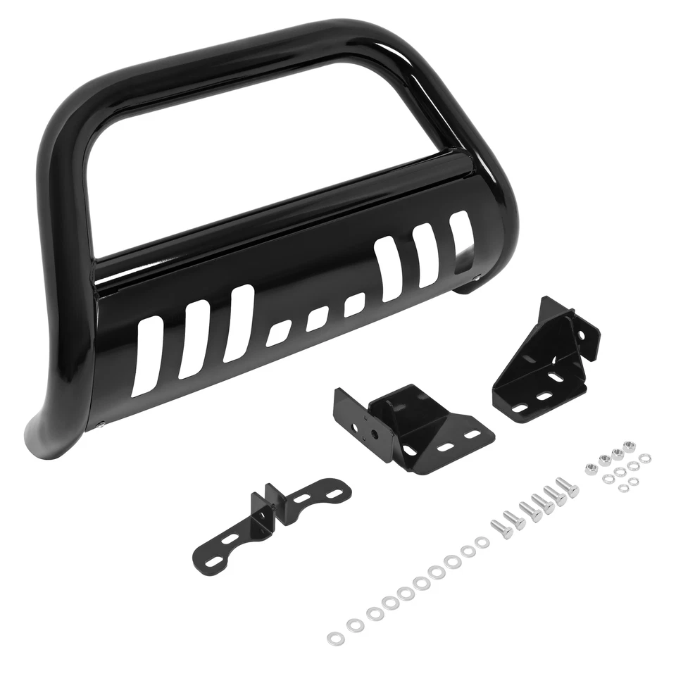 For Honda Pilot/ Ridgeline 2003-2014 Steel Bull Bar Bumper Grille Guard Black Foto 2 de 4