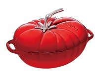Staub Kochgeschirr Cocotte Tomate Oval BräTer Kochtopf Gusseisen Kirschrot 25Cm