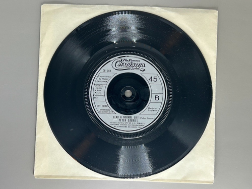 No Self Control by Peter Gabriel b/w Lead A Normal Life 1980 UK Single Vinyl VG+ - Picture 4 of 4