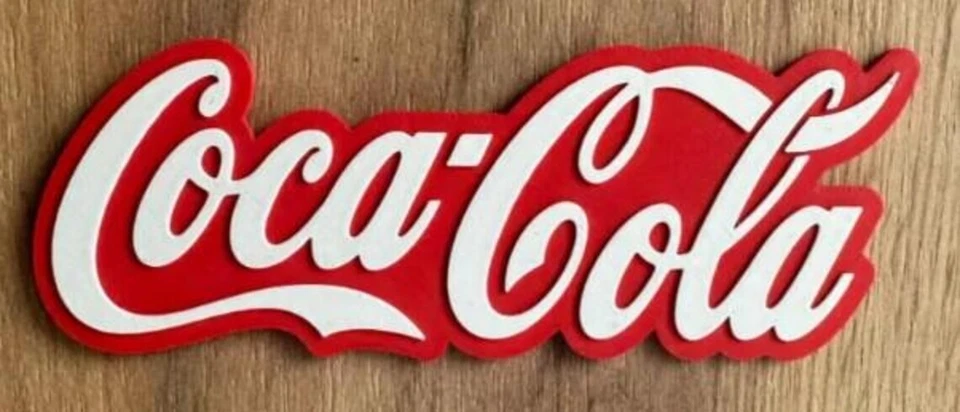 Coca-Cola Prop Sign / Plaque 3d Printed Replica Home Decor - Image 2 of 4