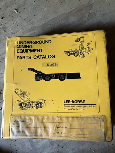 Underground mining equipment parts Lee Norse 