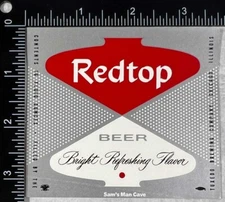Redtop Beer Label - ILLINOIS