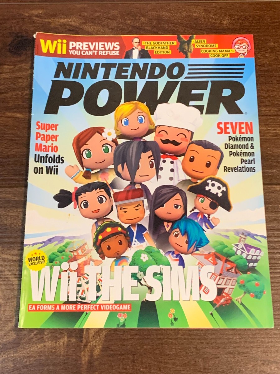 Nintendo Power Magazine Volume 214 April 2007 Wii Sims | eBay