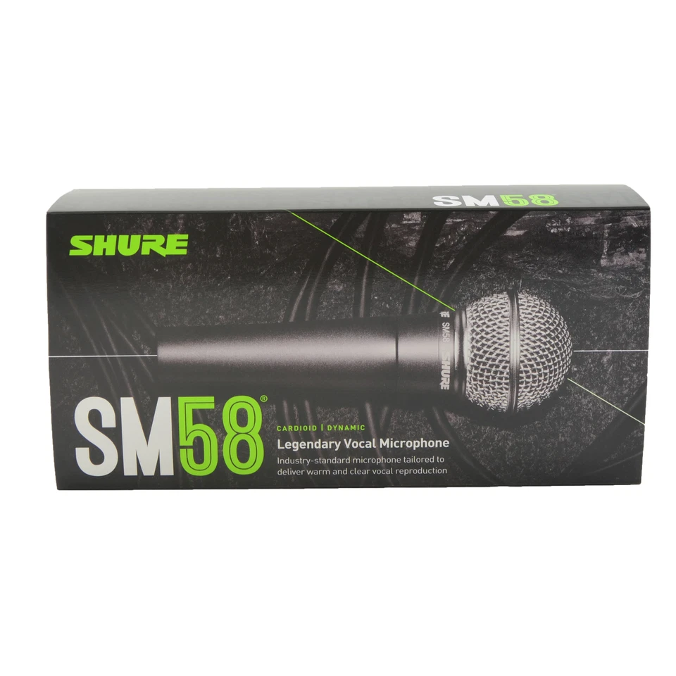 NEW SM58-LC Shure Dynamic Wired XLR Professional Microphone BRAND NEW - Immagine 4 di 4