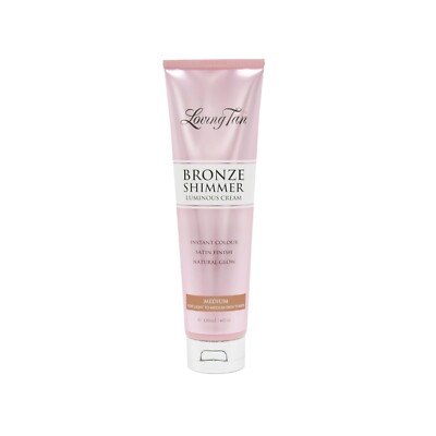 Loving Tan Bronze Shimmer Luminous Cream - Medium 4 fl oz / 120 ml Brand New