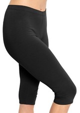Women's and Plus Size Knee Length Leggings  X-Small- 7X Adult
