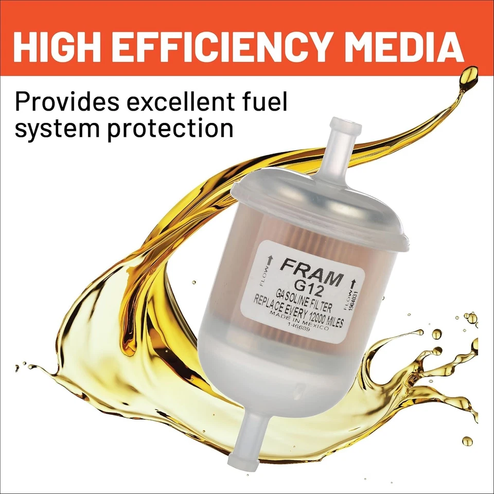 FRAM G12 In-Line Fuel Filter - Изображение 3 из 4