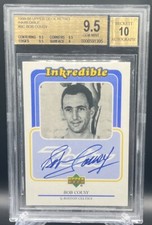 1999 Bob Cousy UD Inkredible Auto - BGS 9.5 - Auto 10