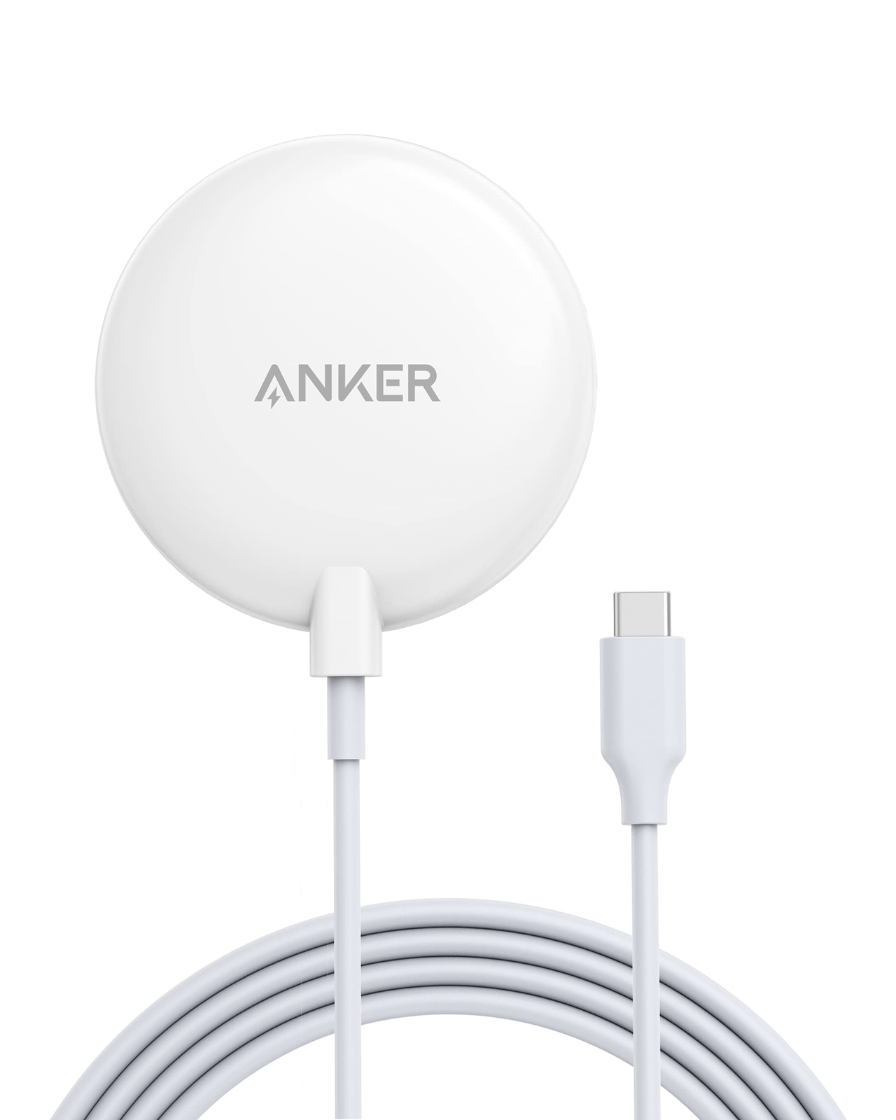 Anker 313 pad di ricarica wireless magnetico con cavo USB-C da 150 cm adatto ...