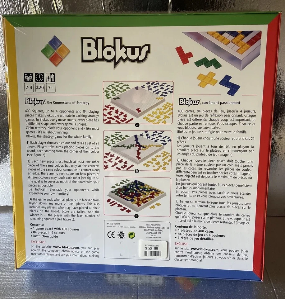 Blokus Strategy Game Brand New Sealed - Image 3 of 3