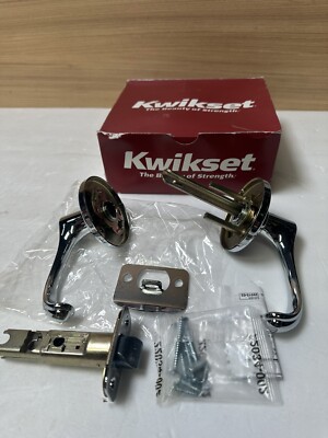Kwikset 200DNL 26 RCAL RCS BBPKG PASSAGE DORIAN Polished Chrome 92001-159