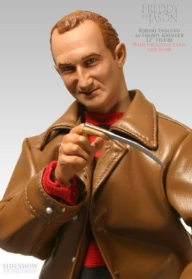 Sideshow Robert Englund Freddy Krueger Vs Jason 1/6 Figure NEW