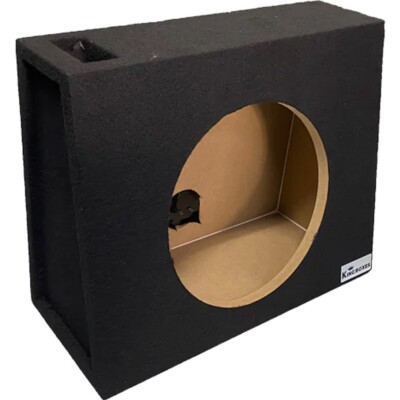 King Boxes 12'' Single Ported Wedge Style Truck Speaker Box