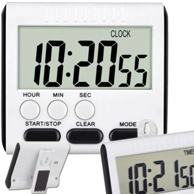 Kurzzeitmesser Küchentimer Küchenwecker Stoppuhr mit Magnet Eieruhr Digital