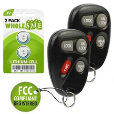 2 Replacement For 2002 2003 2004 2005 Chevrolet Blazer Key Fob Remote